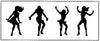 Stencil - Dancing Girls