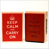Keep Calm and Carry On Rubber Stamp (Solid)