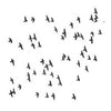 Stencil - Large Flock